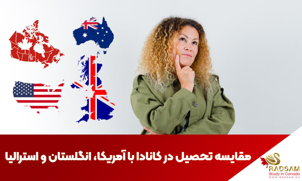 مقایسه تحصیل در کانادا با آمریکا، انگلستان و استرالیا